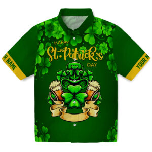 Custom Name St Patricks Hawaiian Shirt