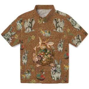 Easter Chick Rustic Hawaiian Shirt
